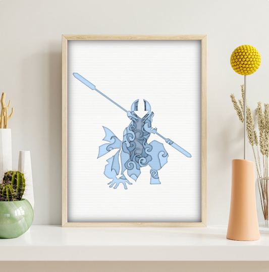 Avatar aang, Digital print, the last airbender poster, silhouette art